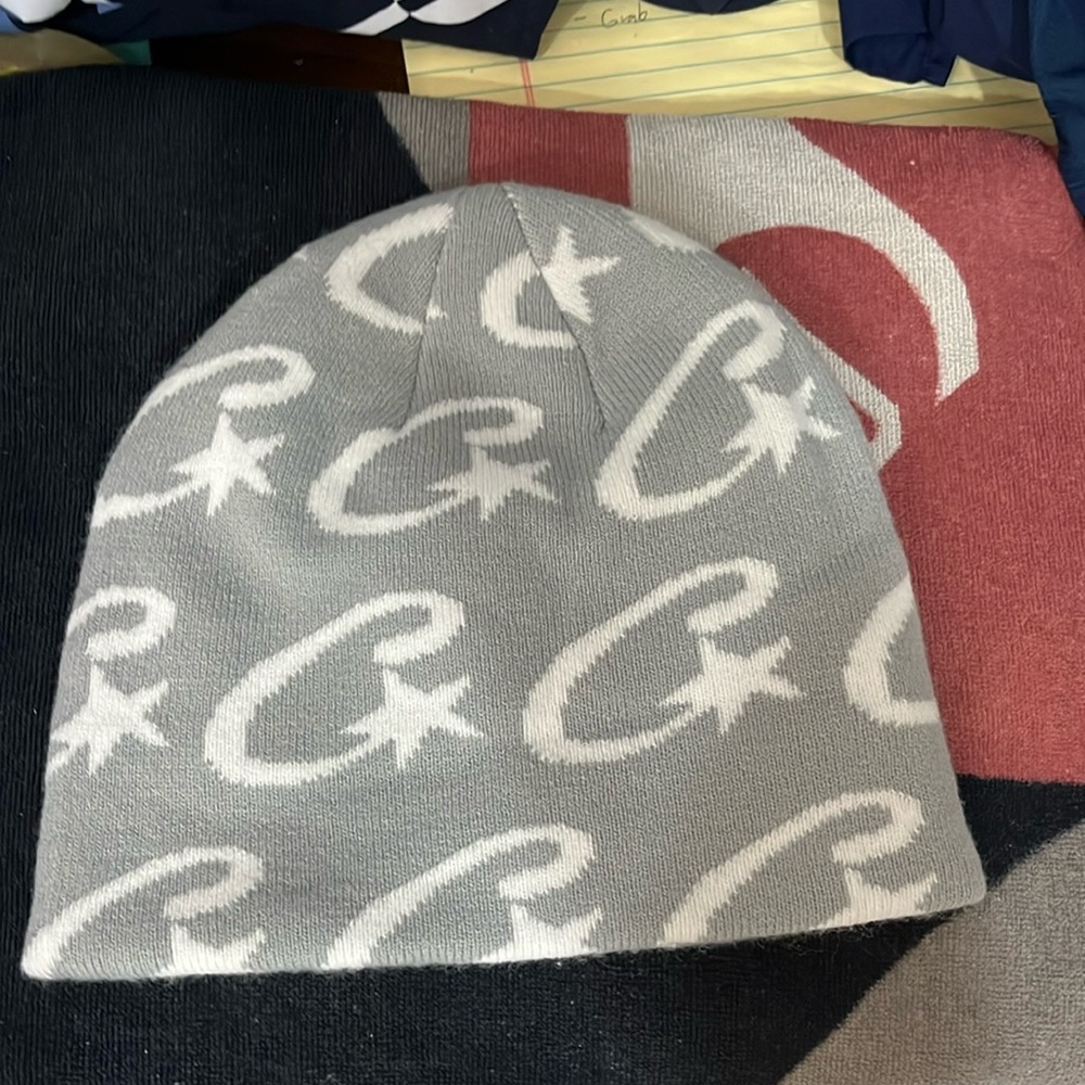 Corteiz grey beanie